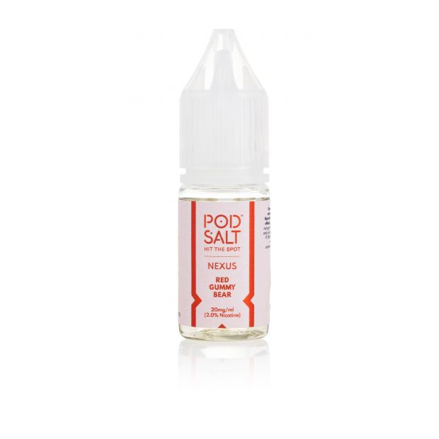 Pod Salt Nexus Red Gummy Bear 10ml Nic Salt E-Liquid